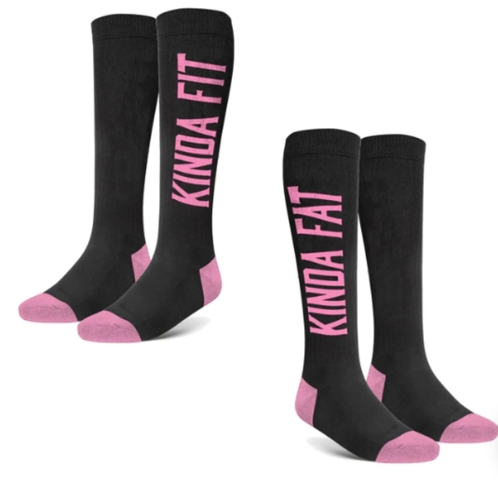 KINDA FIT KINDA FAT - KFKF KNEE HIGH SOCKS